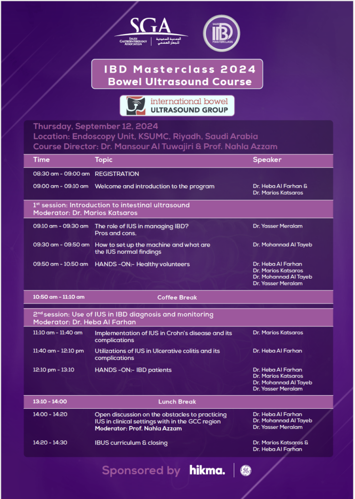 Bowel Ultrasound Course – IBD Masterclass 2